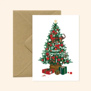 Christmas tree carte de voeux