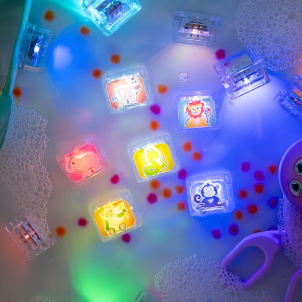 cubes lumineux zoo glo pals