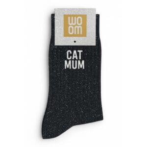 chaussettes À paillettes cat mum