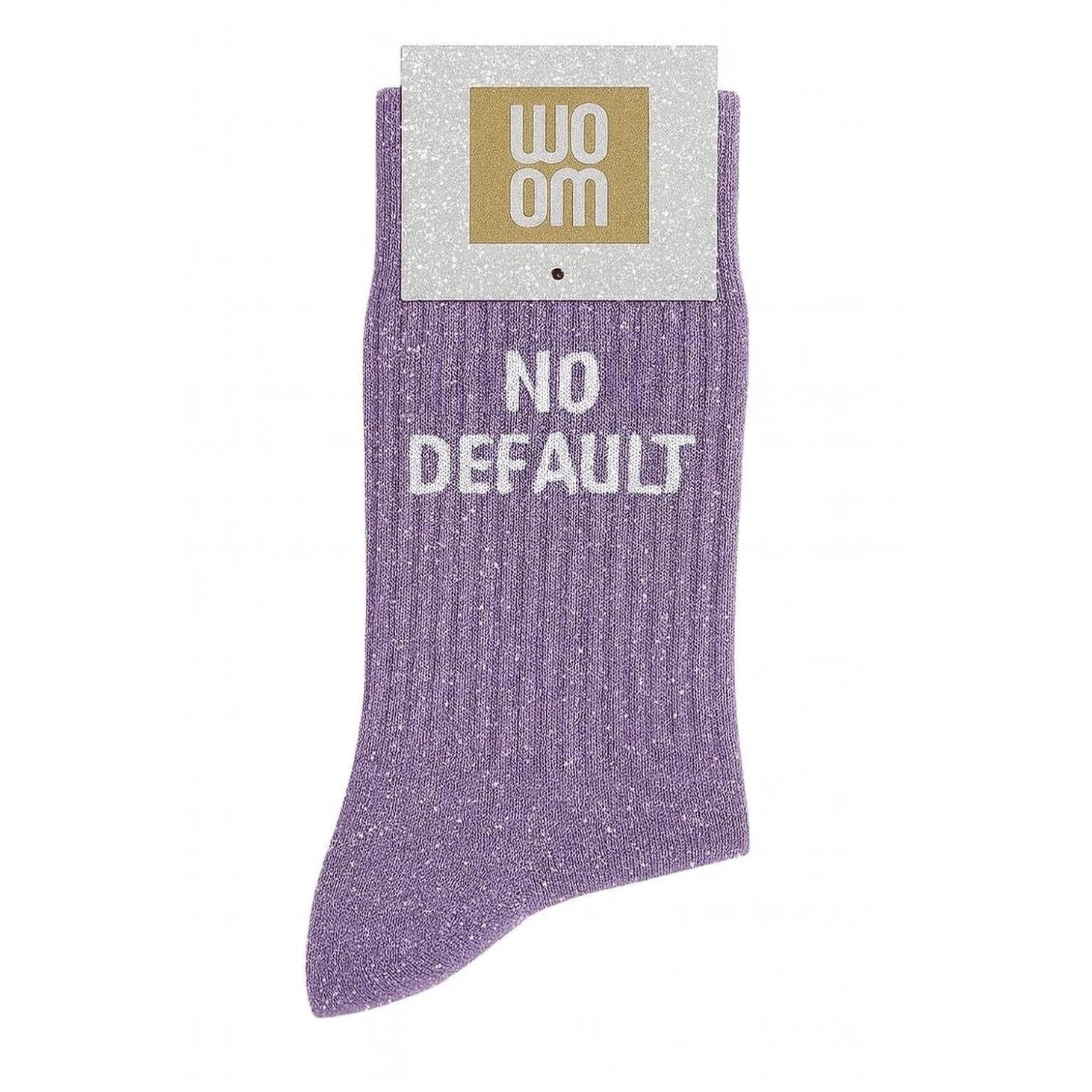 chaussettes À paillettes no default mauve