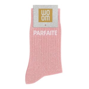 chaussettes À paillettes parfaite rose