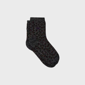 chaussettes leopard noir
