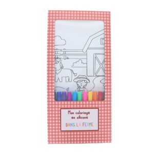 coloriage en silicone dans la ferme