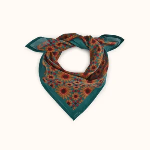 foulard falala azul aloe