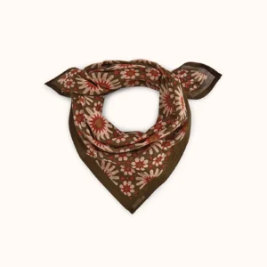 foulard falala azul fougere