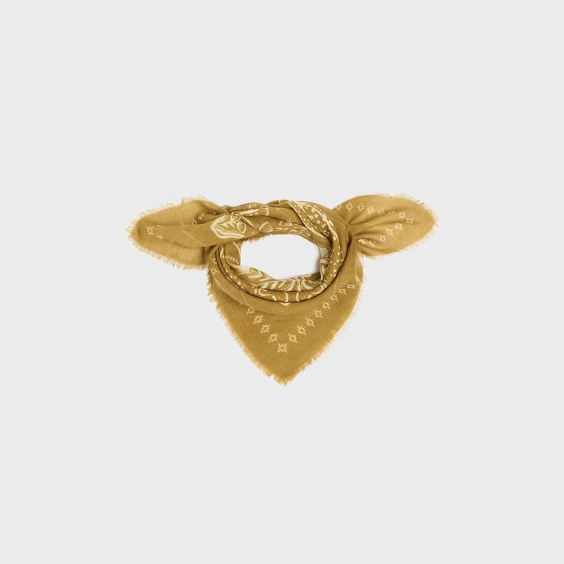 foulard laine sacha bronze