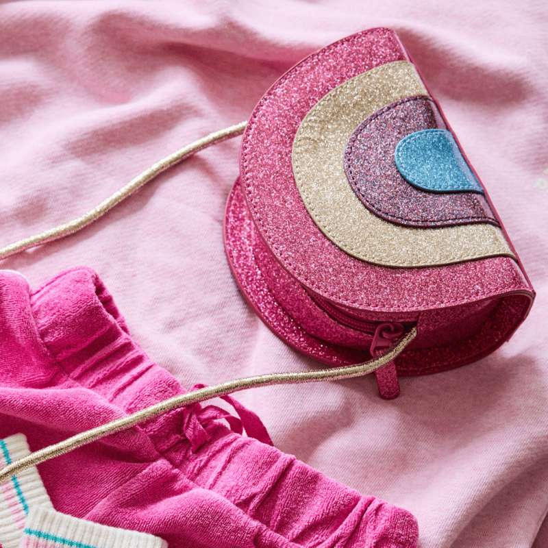 sac arc en ciel À paillettes