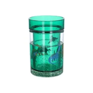 verre paillettes dino explo