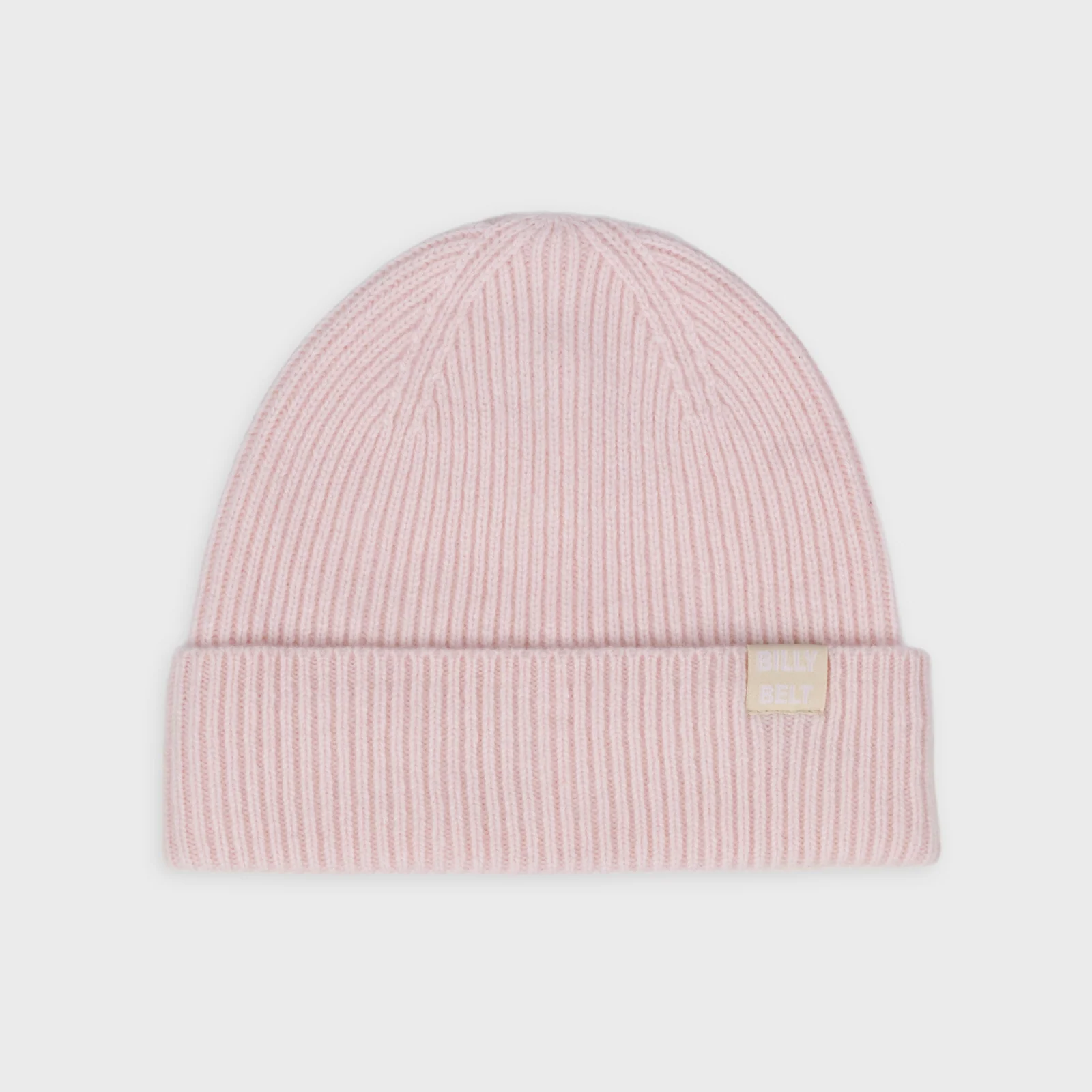 bonnet en laine rose pastel billybelt