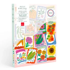 kit peinture au numÉro petit pinceau seed packets