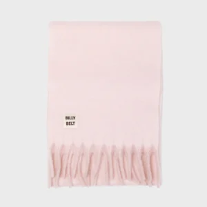Écharpe en laine rose clair billybelt