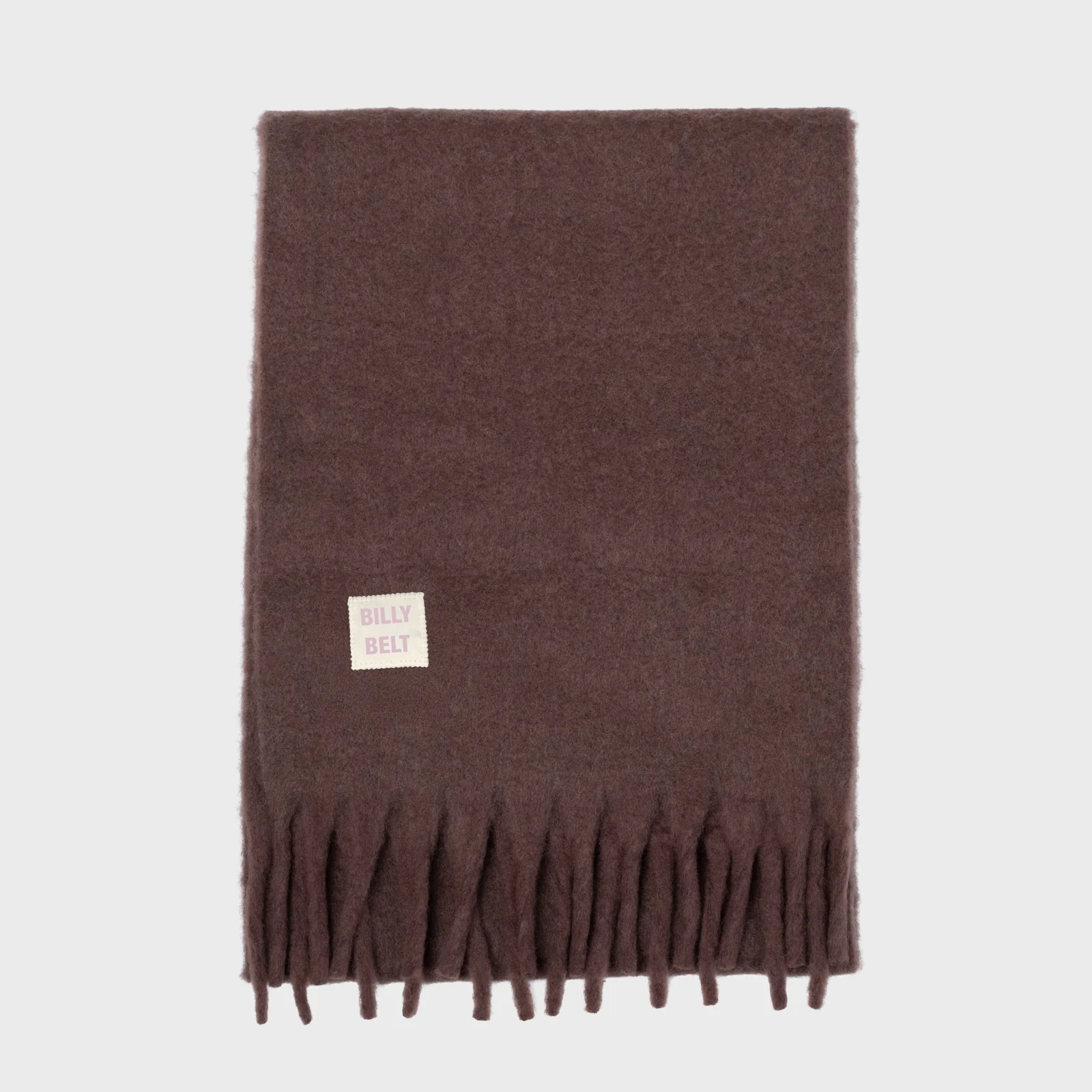 Écharpe en laine marron billybelt
