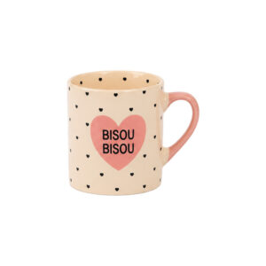 tasse expresso bisou bisou rose