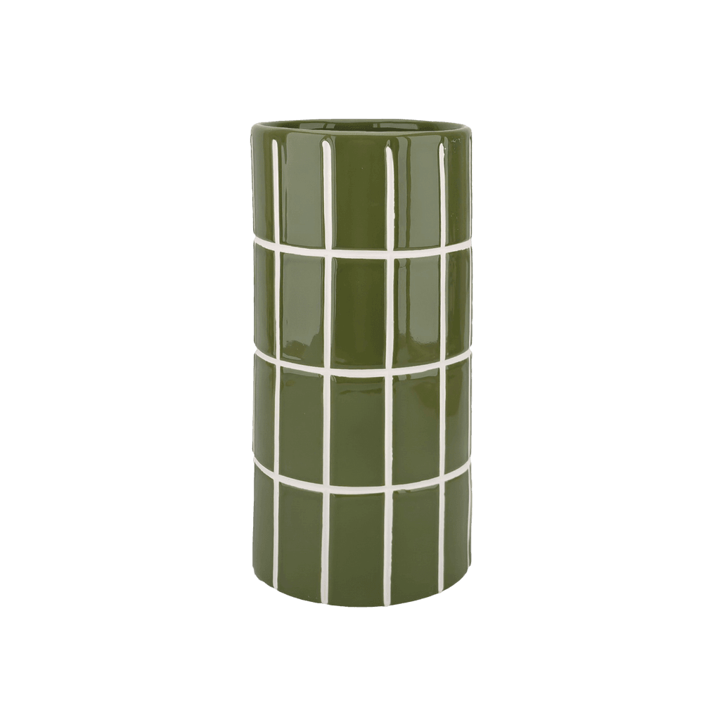 vase carrelage kaki